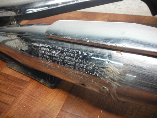 99-07 honda shadow VT600C VLX 600 MOFLE ESCAPE TUBO 18100-MZ8-L01 - Imagen 3