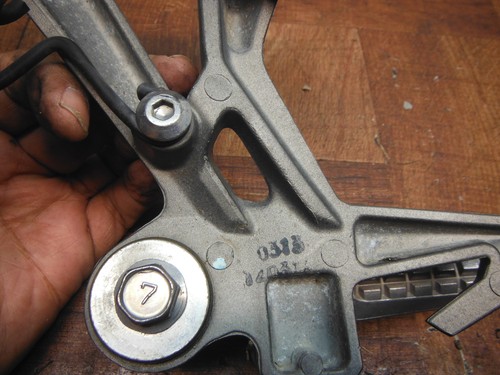 13-17 kawasaki ninja 300 SOPORTE TRASERO IZQUIERDO DERECHO CON MONTURA DE PEGA DEL CONDUCTOR - Image 8