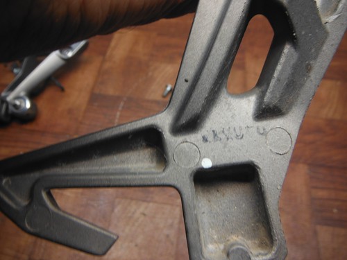 13-17 kawasaki ninja 300 SOPORTE TRASERO IZQUIERDO DERECHO CON MONTURA DE PEGA DEL CONDUCTOR - Image 14