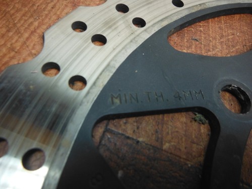 13-17 Kawasaki Ninja 300 DISCO DE FRENO DELANTERO 41080-0578-11H - Image 9