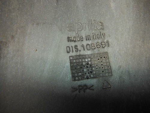 2013 aprilia sr50 sr50r CARENADO DELANTERO DE SALPICADERA DE RIN MUDGUARD - Imagen 9