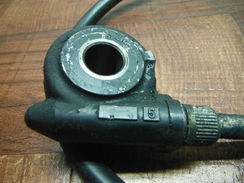 kawasaki 94-96 ninja 500 97-09 500r EJE DE ENGRASE DE VELOCIDAD con CABLE 41078-1068 - Imagen 5