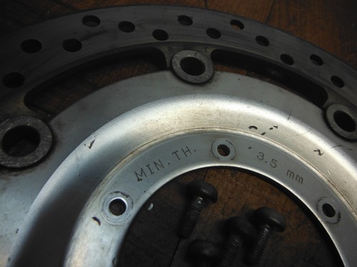 honda VTX1800 FRONT LEFT RIGHT BRAKE ROTORS DISCS 45120-MCH-003 45220-MCH-003 - Image 4