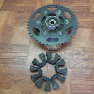 2007 KAWASAKI NINJA EX250 EX 250 R EX250R DAMPER DE RIN Y ENGRENAGE Baja 3K millas