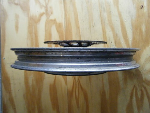 81-83 VIRAGO XV920 XV 920 FRONT WHEEL RIM TIRE DISC ROTOR BRAKE YAMAHA - Image 3