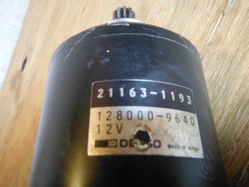 96-03 KAWASAKI ZX7 ZX750 ZX 750 R NINJA MOTOR DE ARRANQUE - Imagen 2