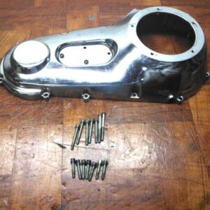 2003 Harley-Davidson Dyna TAPA DE CADENA PRIMARIA DE MOTOR TRANSMISIÓN CROMADA