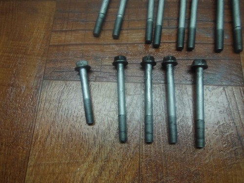 kawasaki 89-96 ninja EX 500 97-09 500r TORNILLOS DE CIGÜEÑAL DE CARCASA DE MOTOR - Imagen 2