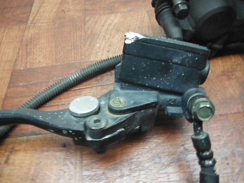 06-09 kawasaki ninja EX500 EX 500r LÍNEA DEL CALIPER DEL CILINDRO MAESTRO DEL FRENOS DELANTEROS - Imagen 5