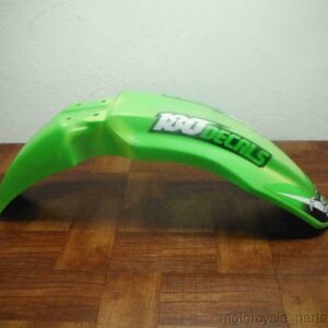 kawasaki kx250 kx250f kx450 kx450f AFTERMARKET GREEN FRONT WHEEL FENDER COWL