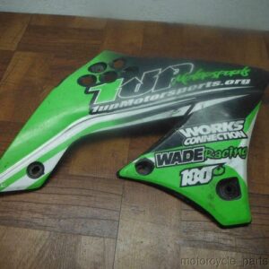 2010 2011 kawasaki kx450f TAPA LATERAL DEL TANQUE DERECHO NEGRO CARENADO AFTERMARKET