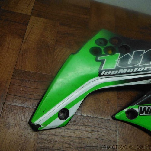 2010 2011 kawasaki kx450f AFTERMARKET BLACK RIGHT TANK COVER SIDE FAIRING COWL - Image 2