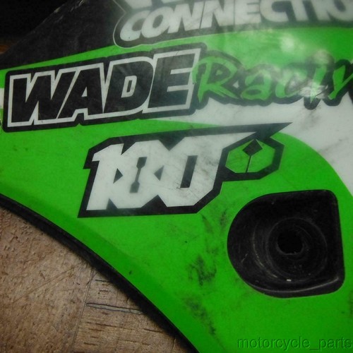 2010 2011 kawasaki kx450f AFTERMARKET BLACK RIGHT TANK COVER SIDE FAIRING COWL - Image 6