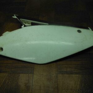 09-11 kawasaki kx450f CARBONO BLANCO IZQUIERDO DELANTERO CARÉNADO