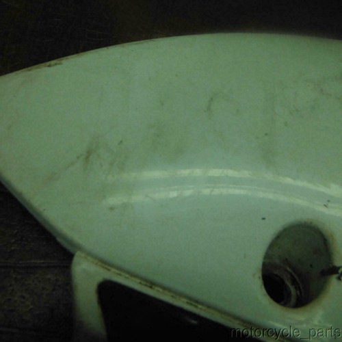 09-11 kawasaki kx450f CARBONO BLANCO IZQUIERDO DELANTERO CARÉNADO - Imagen 8