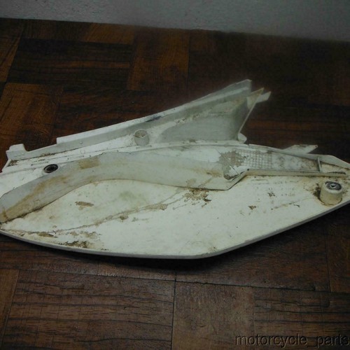 09-11 kawasaki kx450f CARBONO BLANCO IZQUIERDO DELANTERO CARÉNADO - Imagen 10