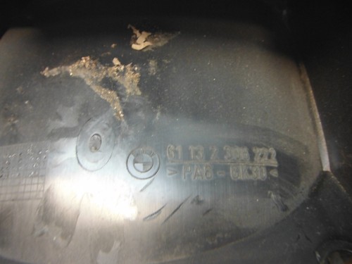 2004 bmw r1150rt REAR BACK TAIL UNDERTAIL BATTERY TRAY PLASTIC hugger fender - Image 2