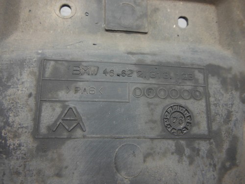 2004 bmw r1150rt SALPICADERA TRASERA MUD GUARD soporte de placa - Image 5