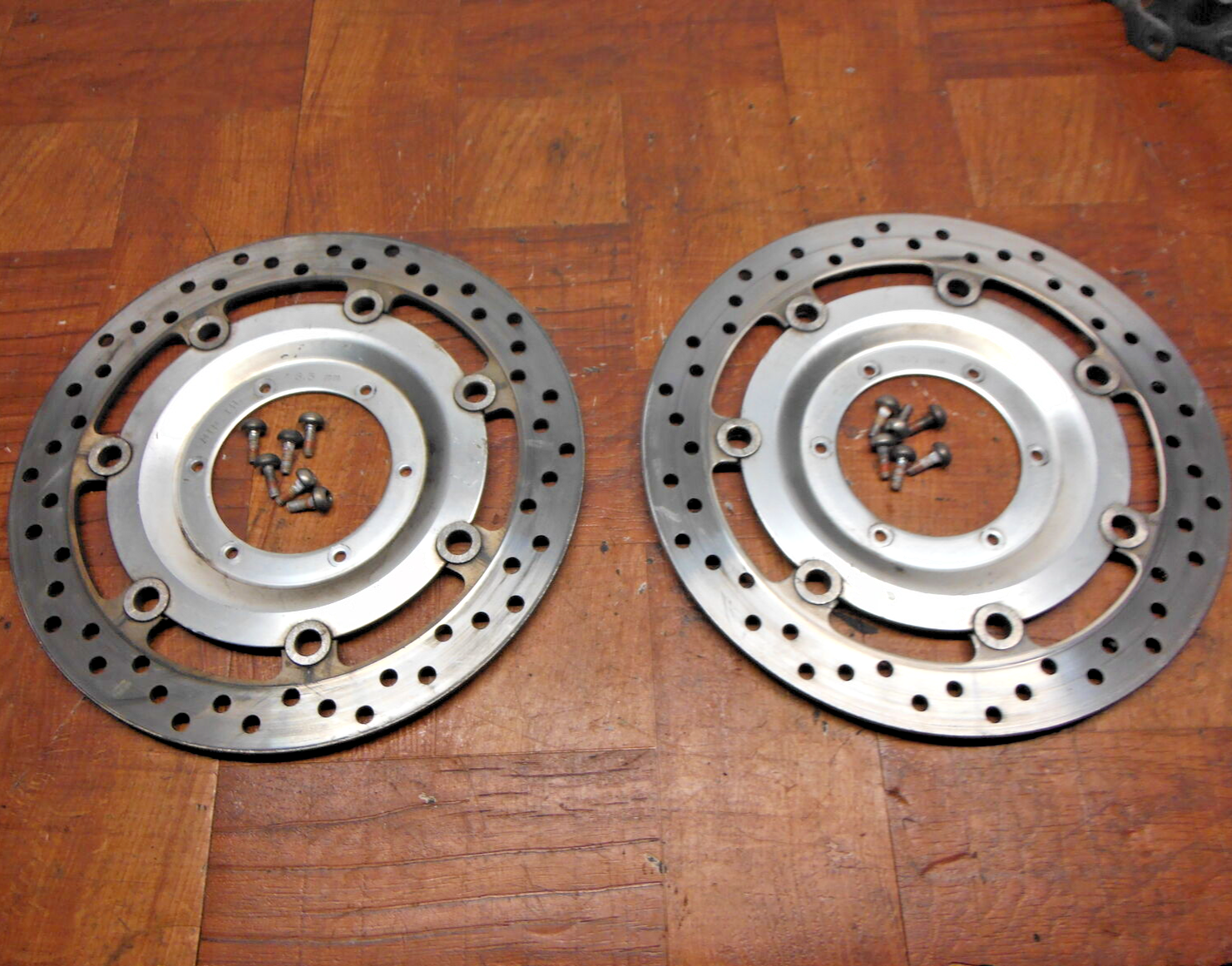 honda VTX1800 FRONT LEFT RIGHT BRAKE ROTORS DISCS 45120-MCH-003 45220-MCH-003